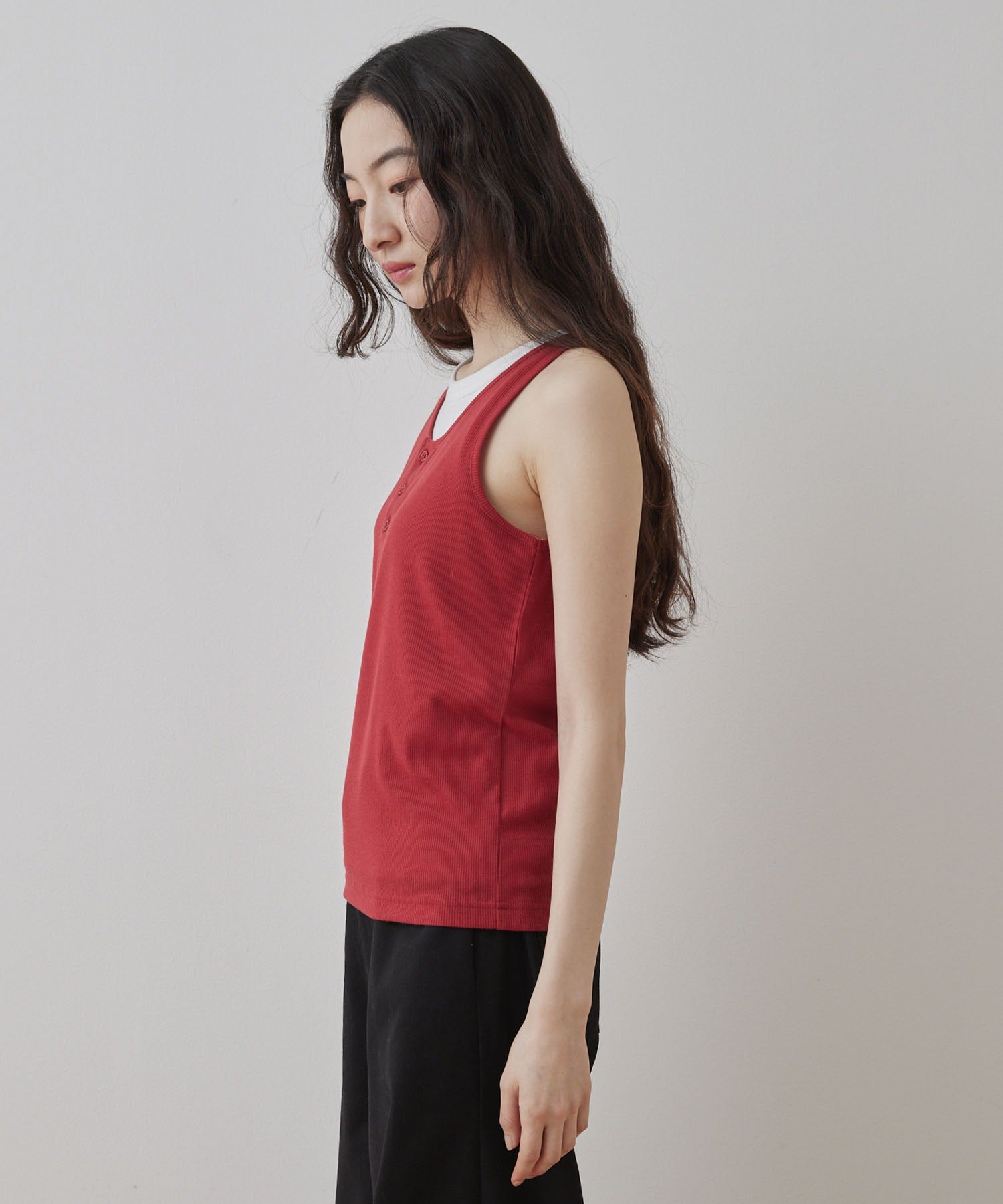 [2件Set] Henry Design & American Sleeve Tank Tops - Image 66