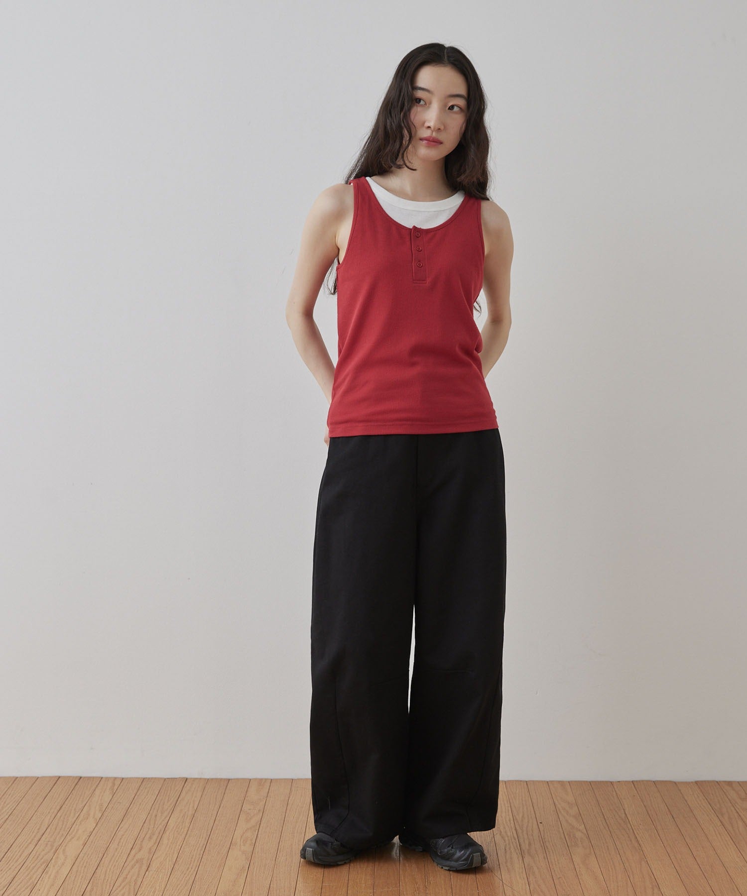 [2件Set] Henry Design & American Sleeve Tank Tops - Image 69