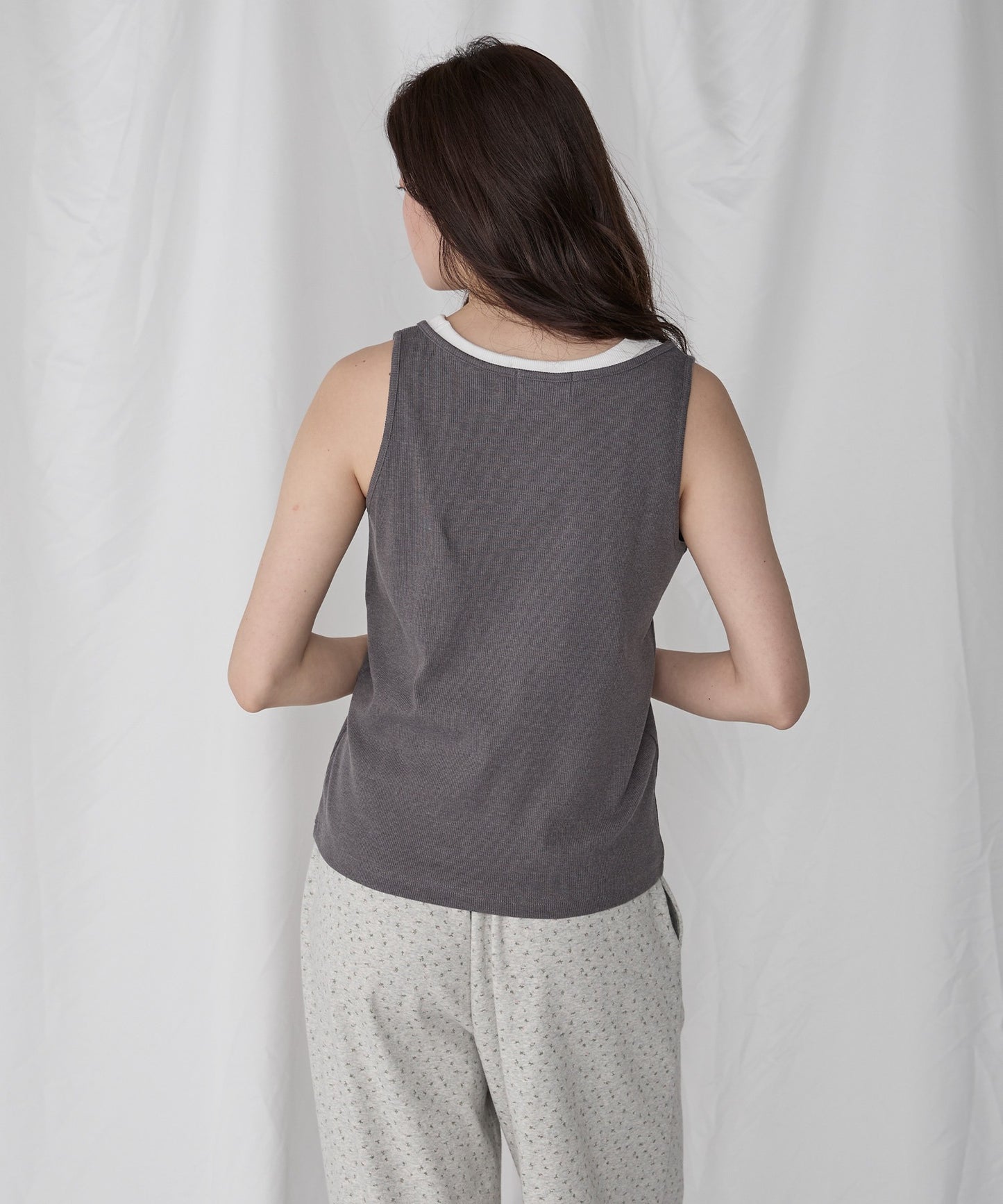 [2件Set] Henry Design & American Sleeve Tank Tops - Image 12