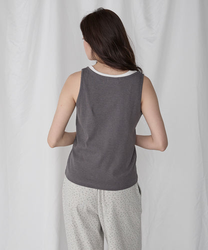 [2件Set] Henry Design & American Sleeve Tank Tops - Image 12