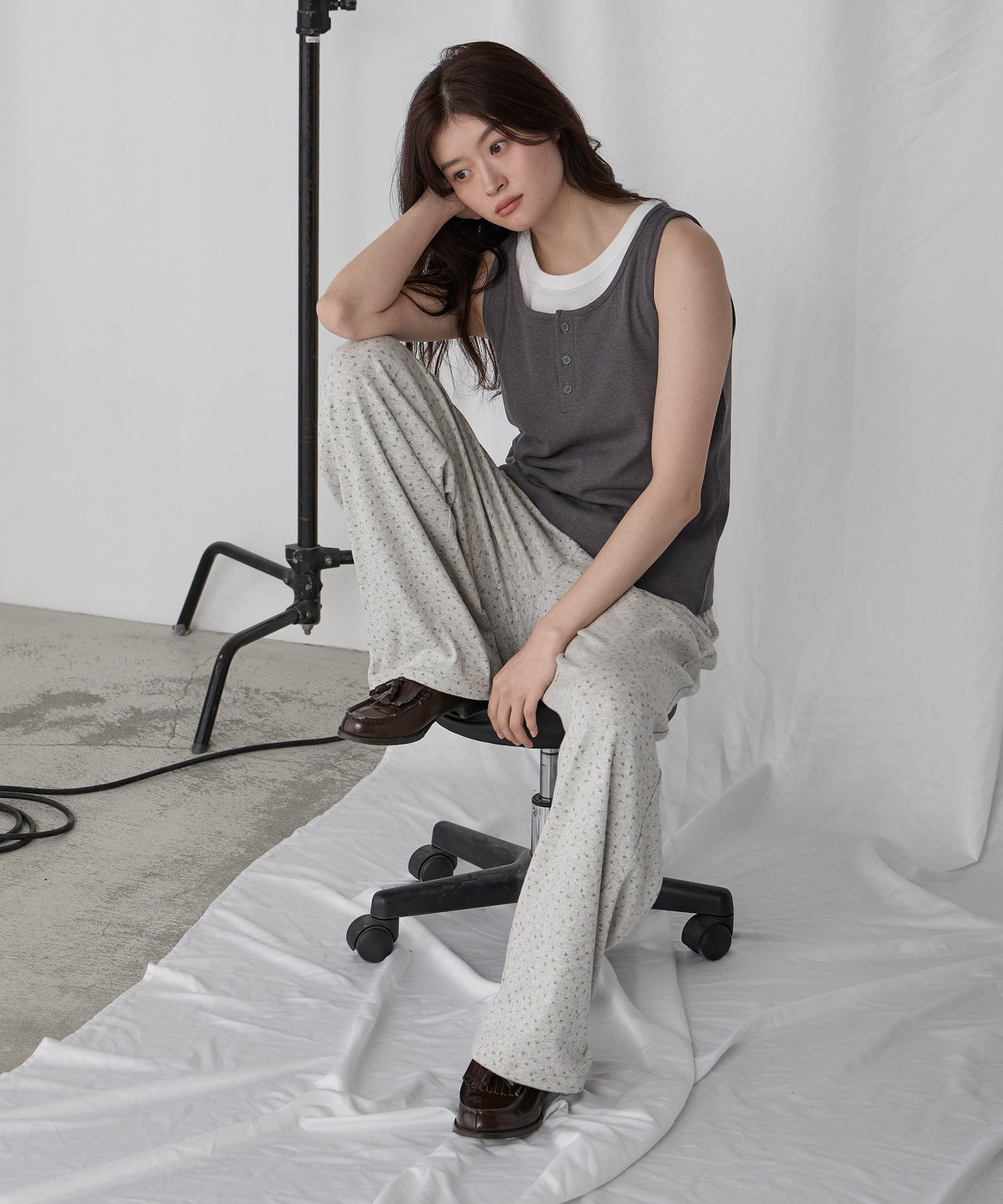 [2件Set] Henry Design & American Sleeve Tank Tops - Image 17