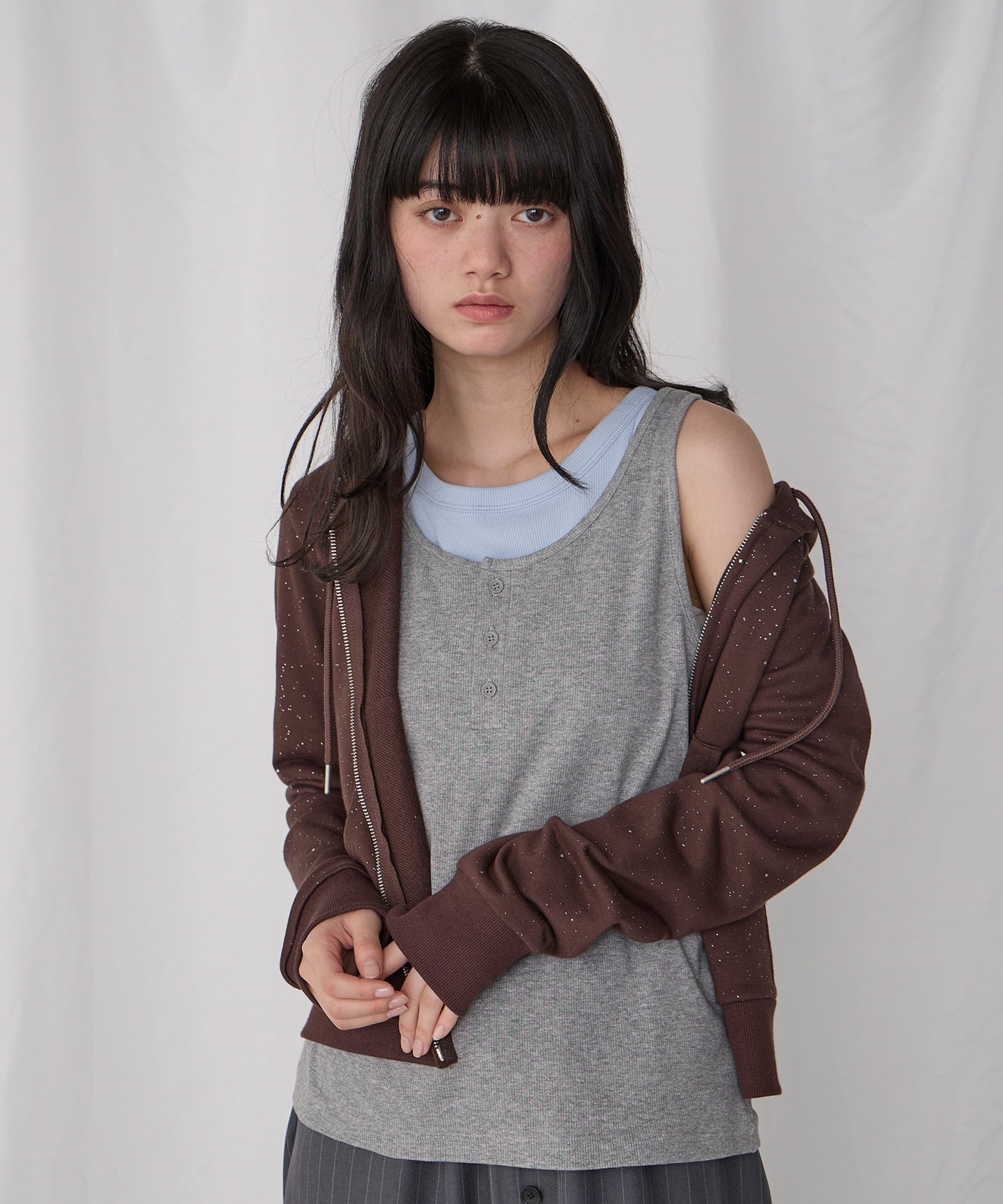 [2件Set] Henry Design & American Sleeve Tank Tops - Image 76