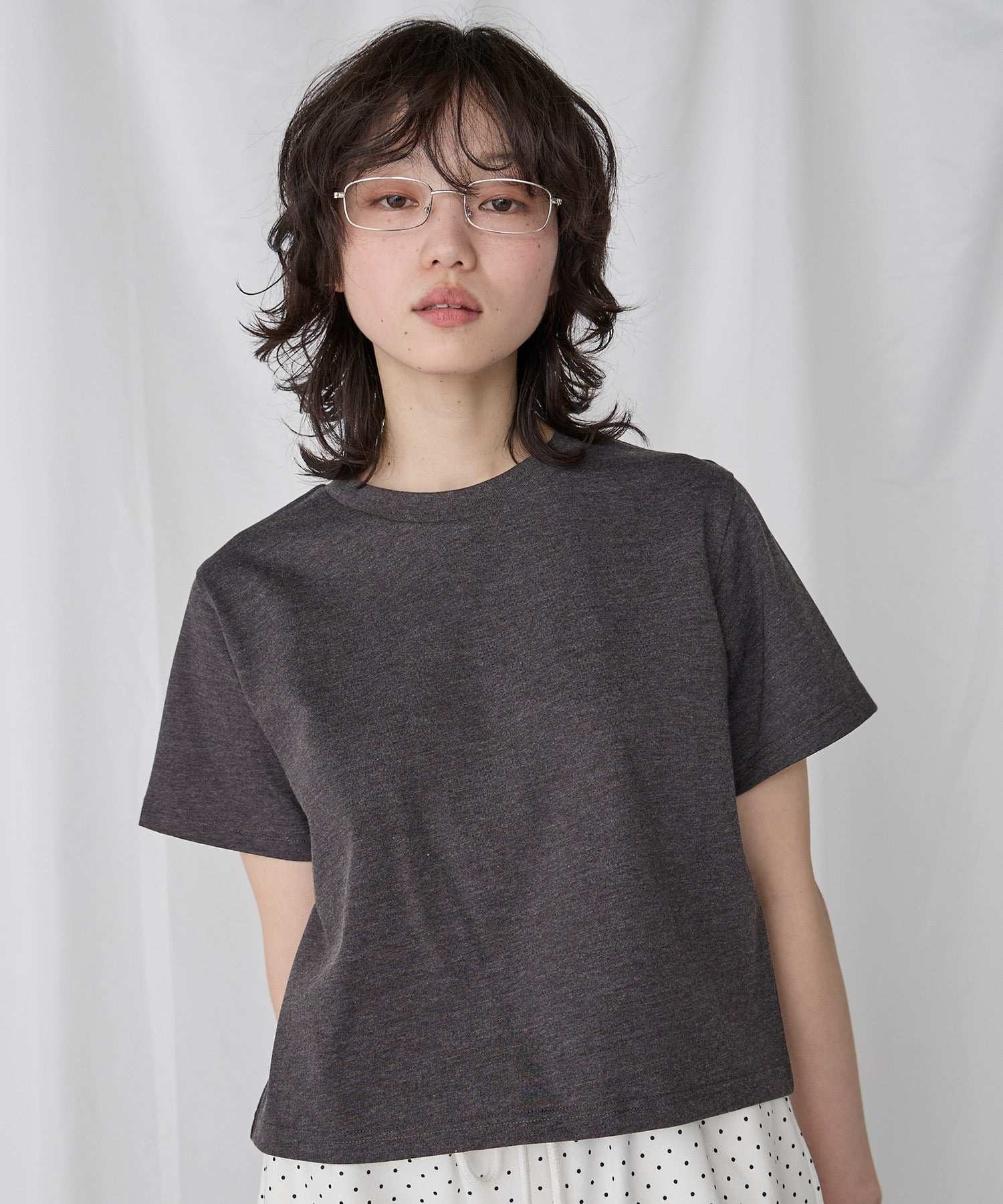 [2件Set] Basic Cotton T-Shirts - Image 3