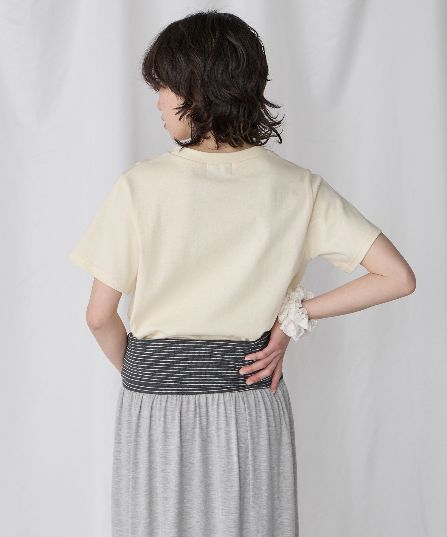 [2件Set] Basic Cotton T-Shirts - Image 77