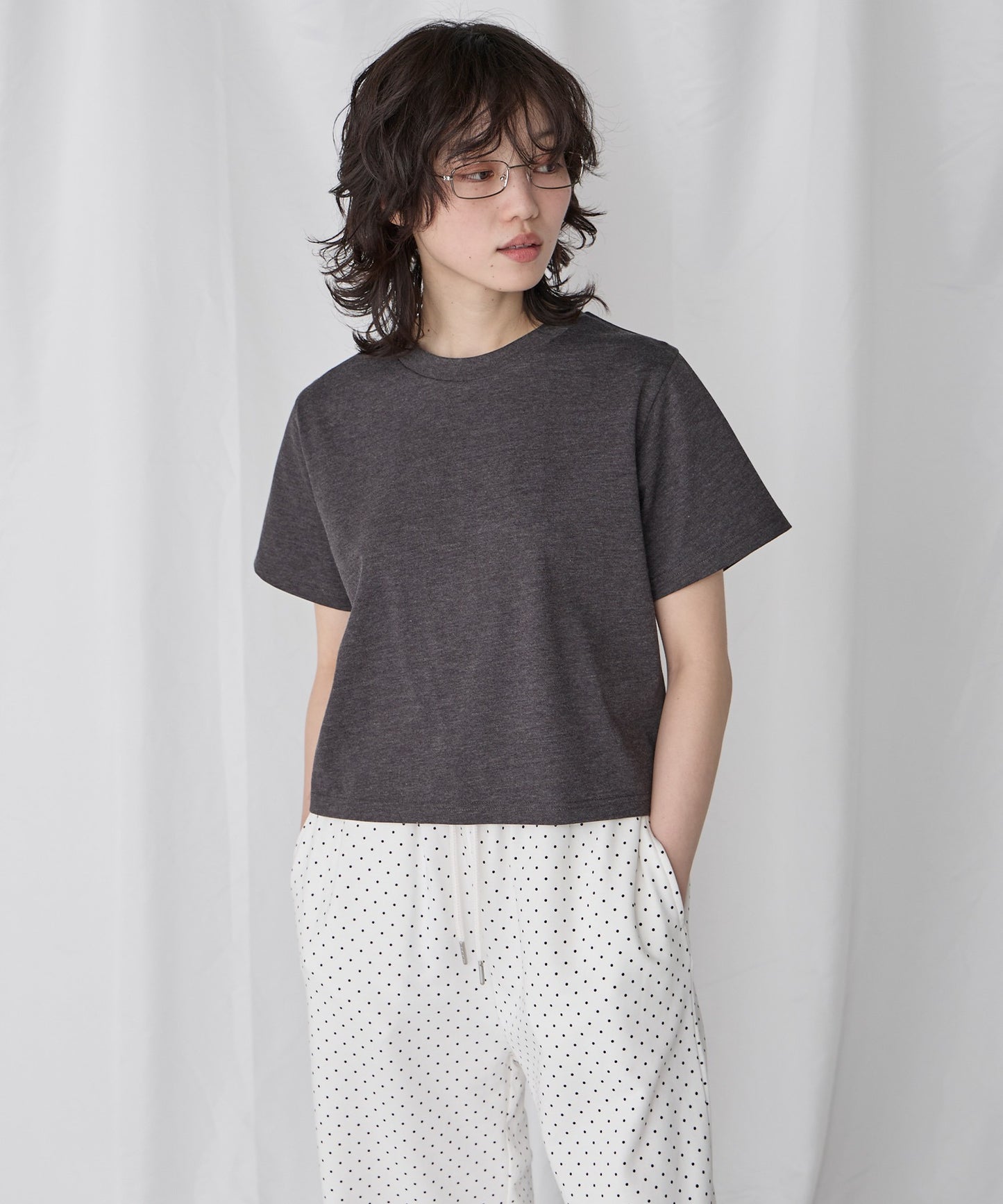[2件Set] Basic Cotton T-Shirts - Image 83