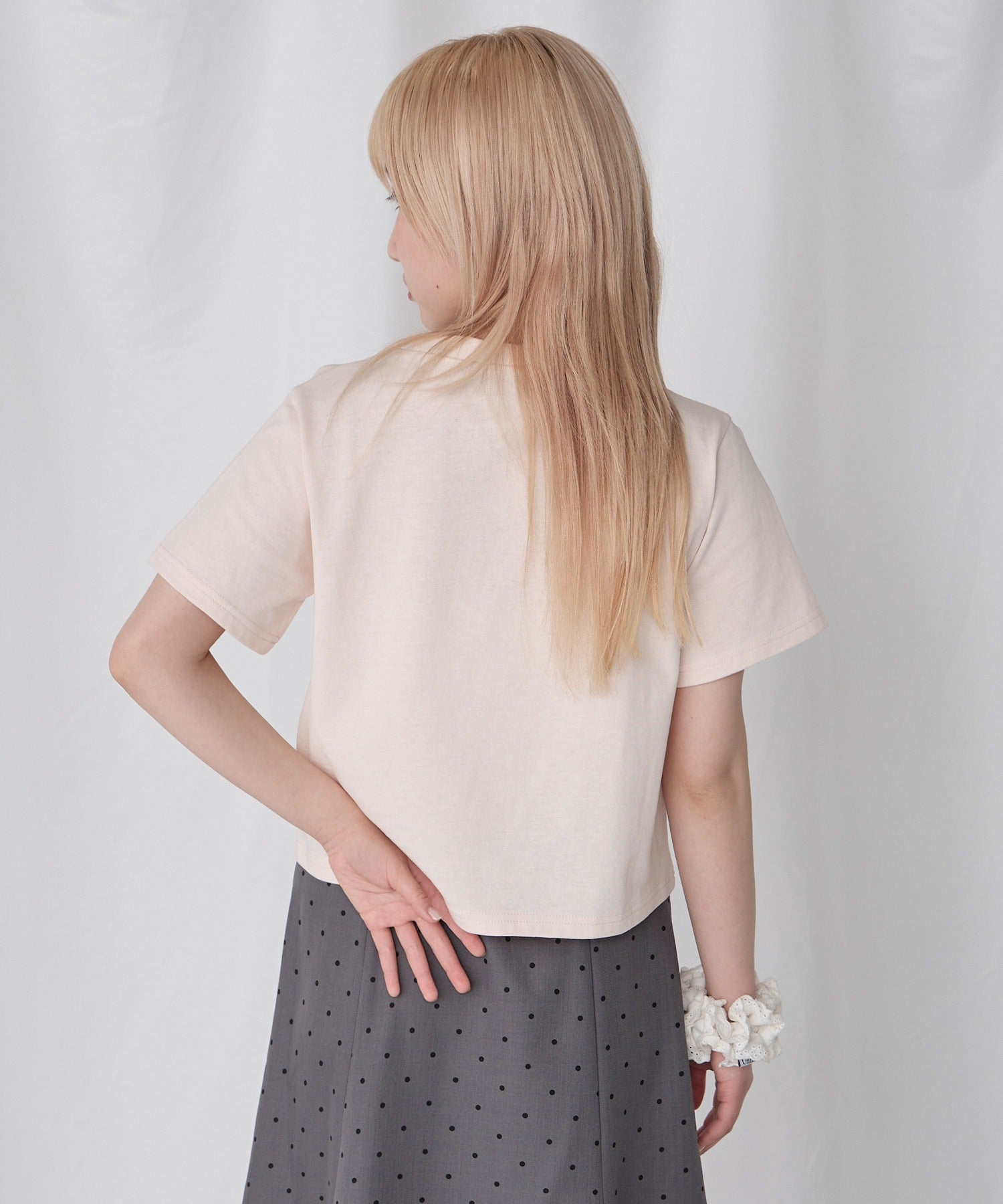 [2件Set] Basic Cotton T-Shirts - Image 92