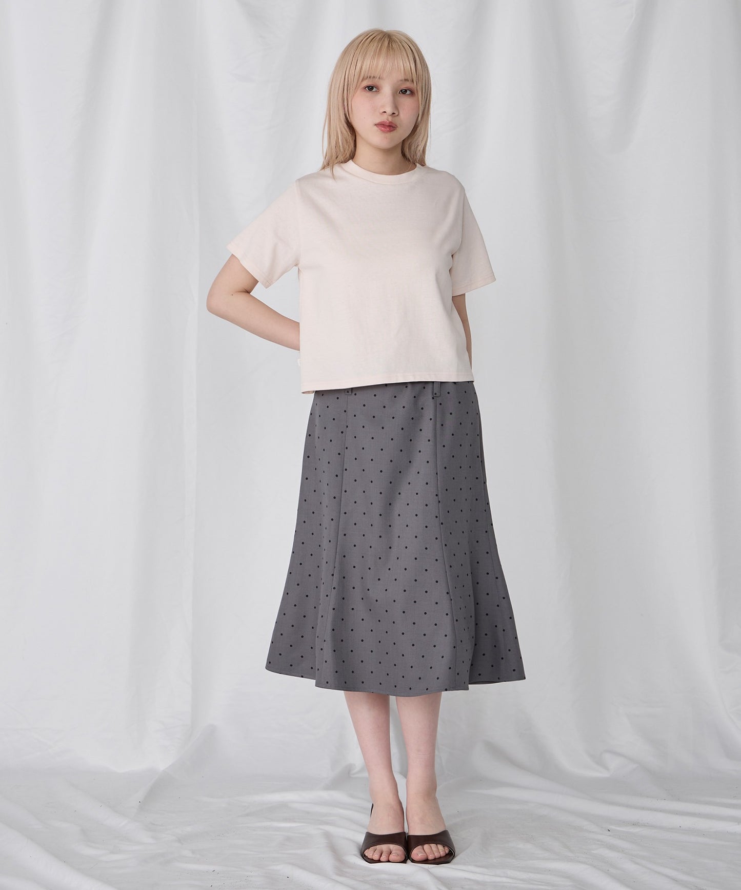 [2件Set] Basic Cotton T-Shirts - Image 93
