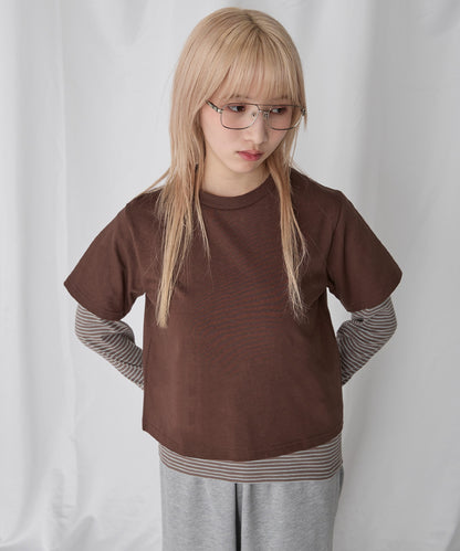 [2件Set] Basic Cotton T-Shirts - Image 97