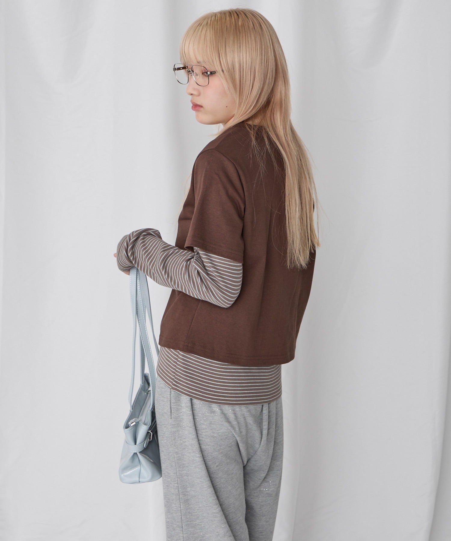 [2件Set] Basic Cotton T-Shirts - Image 99