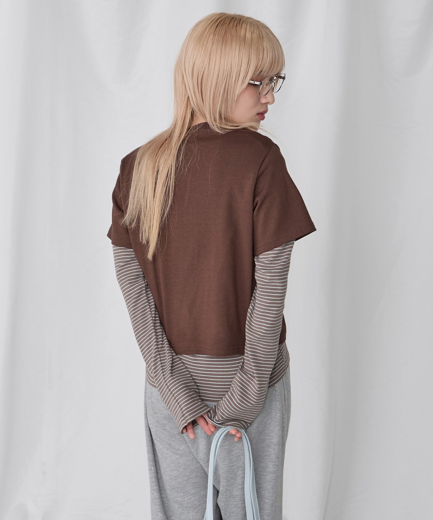[2件Set] Basic Cotton T-Shirts - Image 100