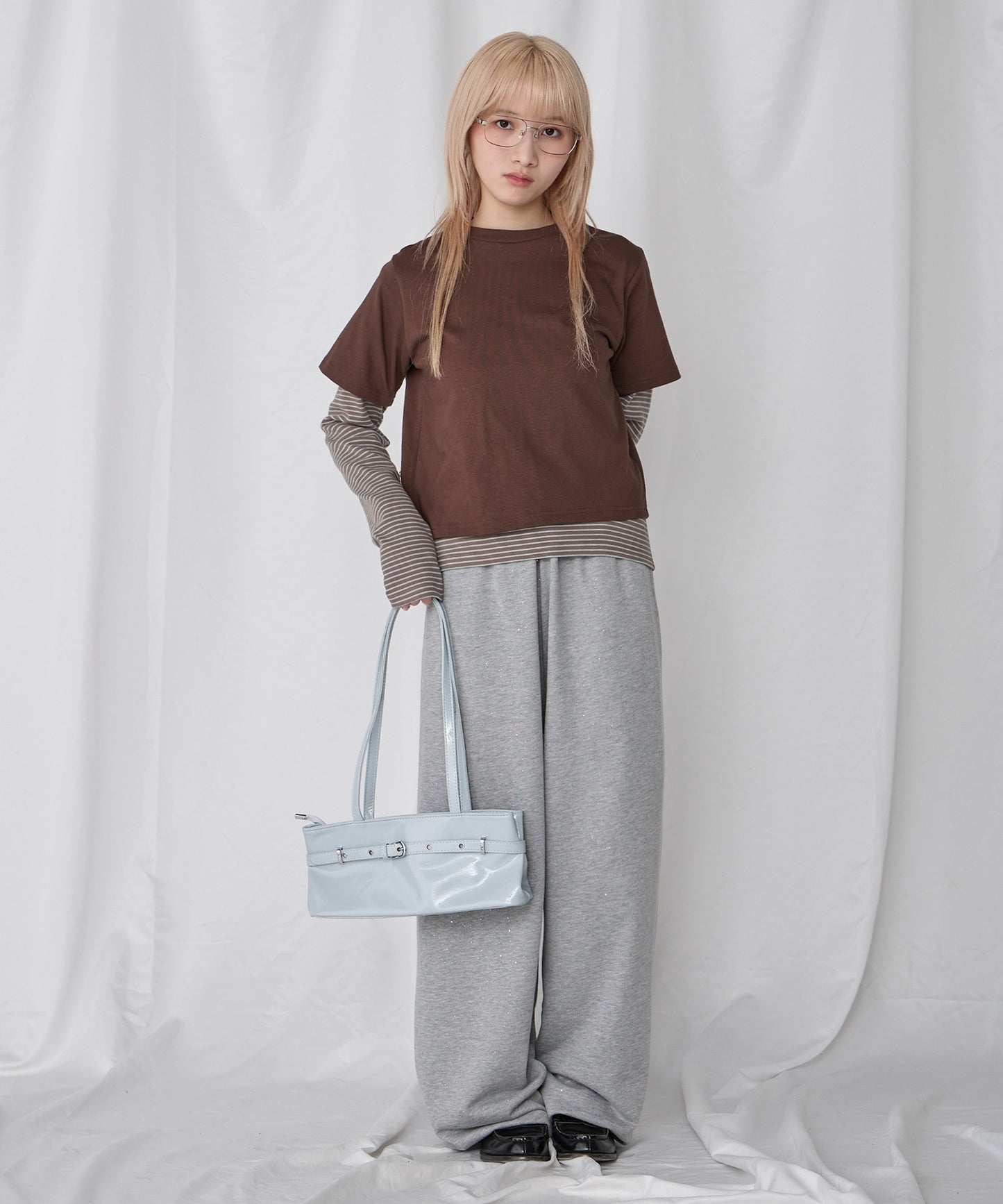 [2件Set] Basic Cotton T-Shirts - Image 101