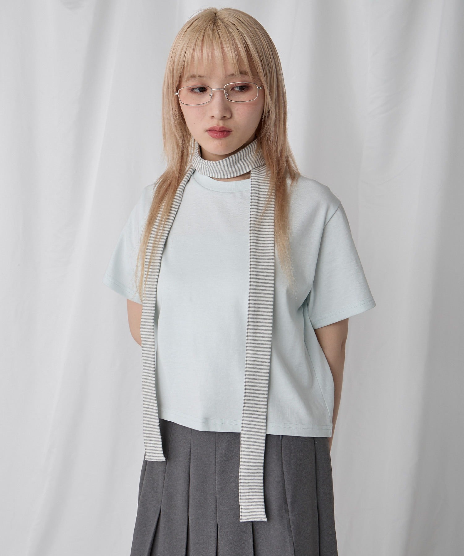[2件Set] Basic Cotton T-Shirts - Image 105