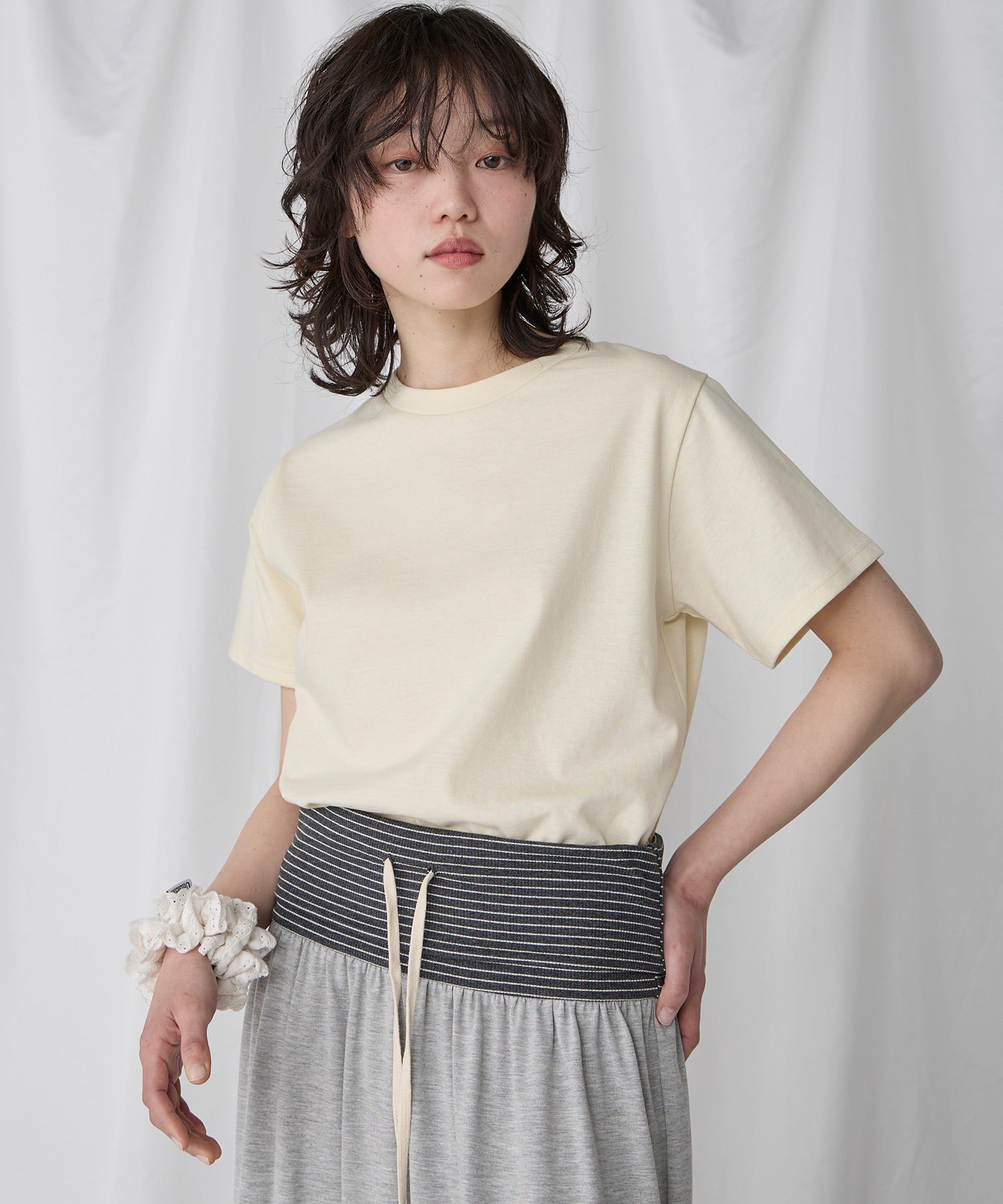 [2件Set] Basic Cotton T-Shirts - Image 71