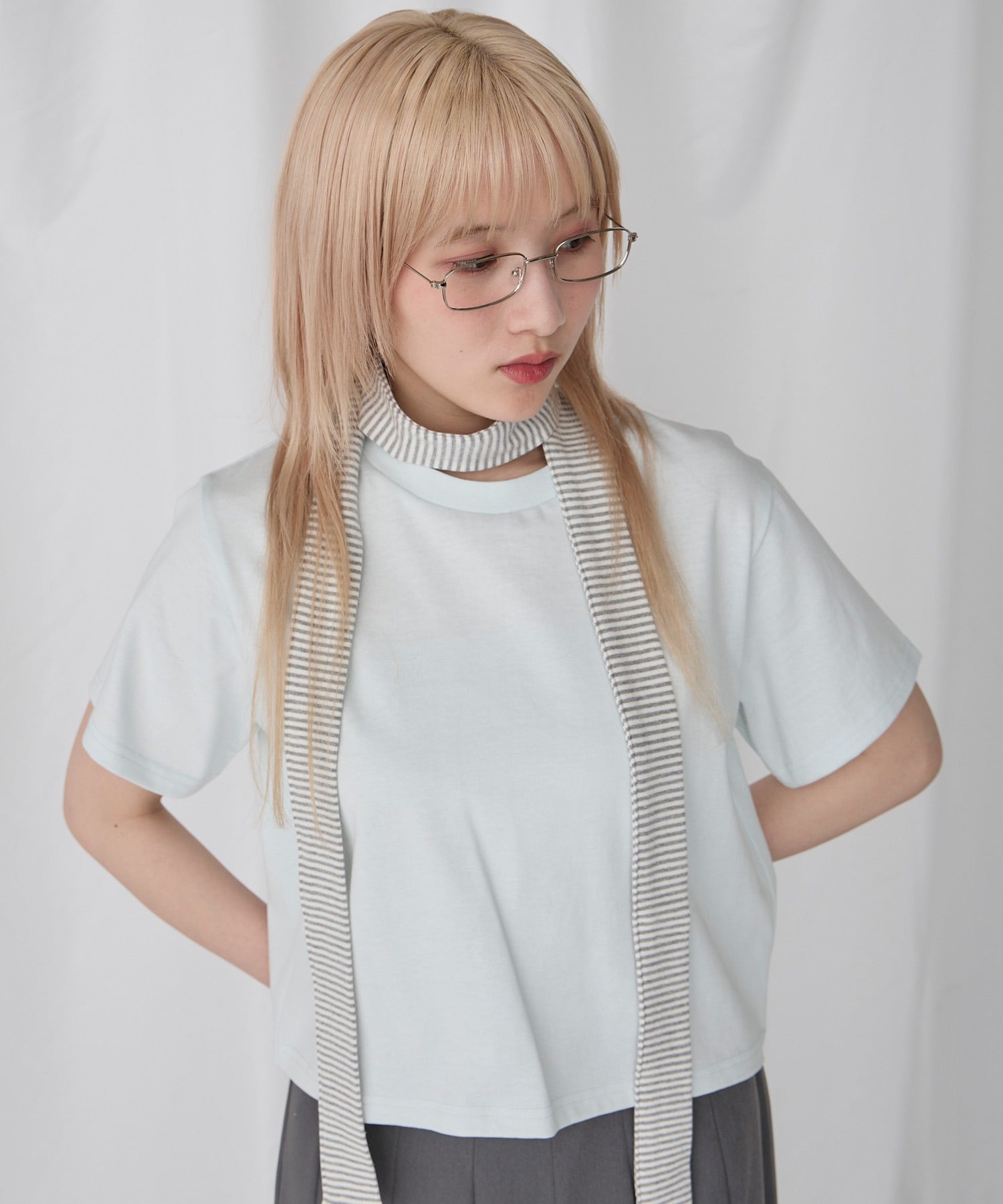[2件Set] Basic Cotton T-Shirts - Image 103
