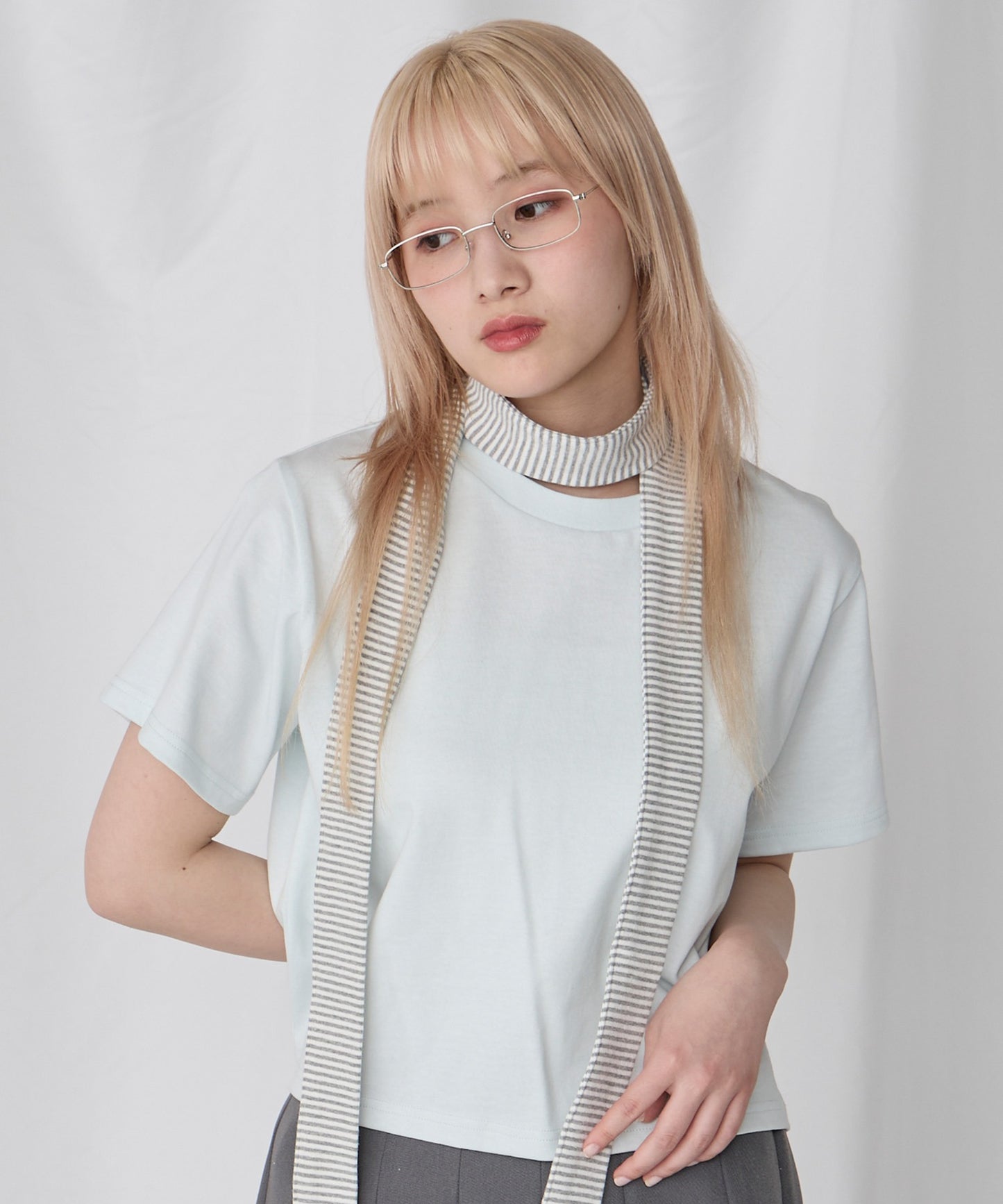 [2件Set] Basic Cotton T-Shirts - Image 104