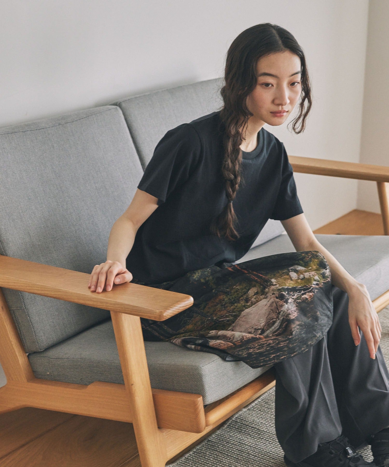 [2件Set] Basic Cotton T-Shirts - Image 9