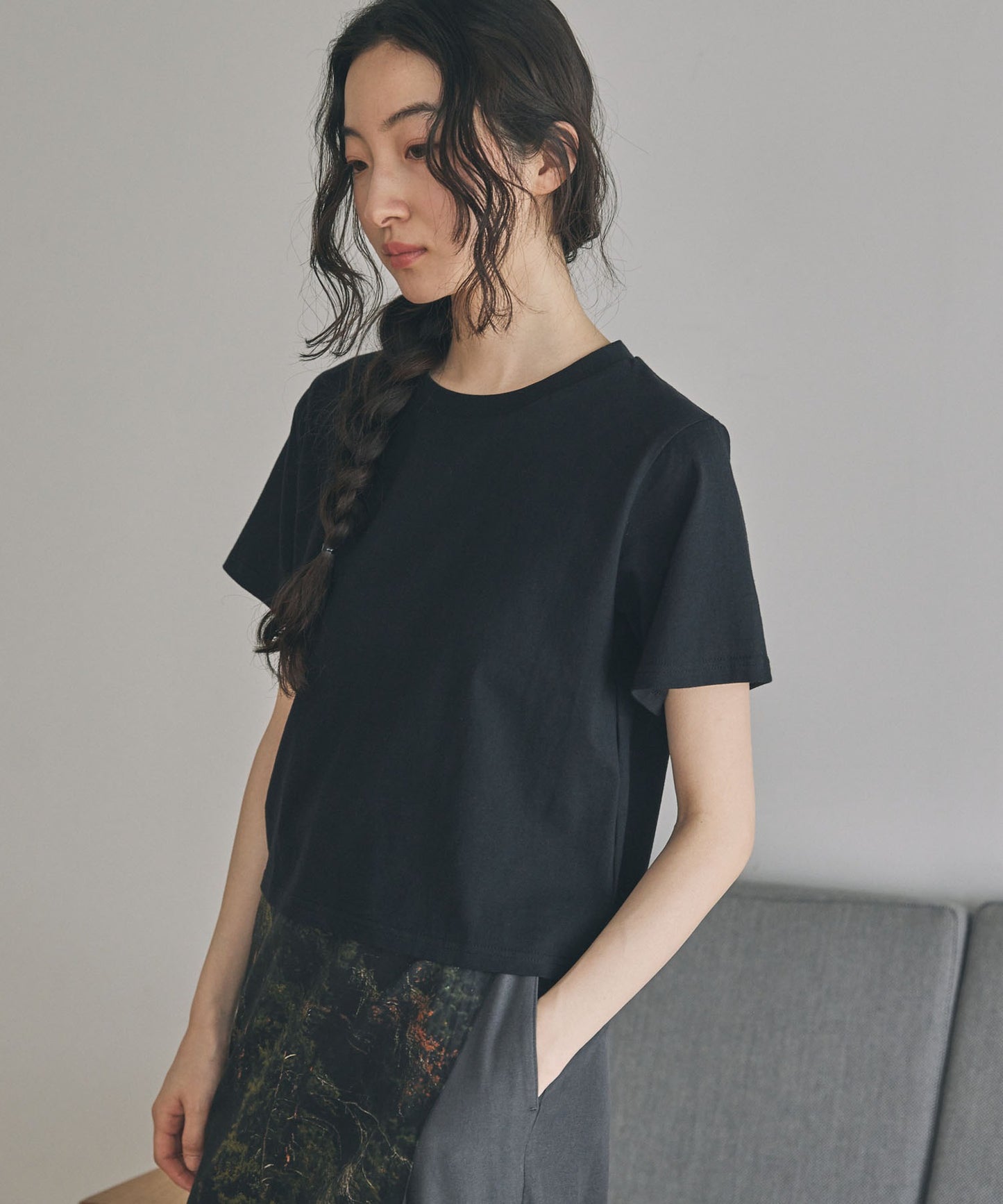 [2件Set] Basic Cotton T-Shirts - Image 11