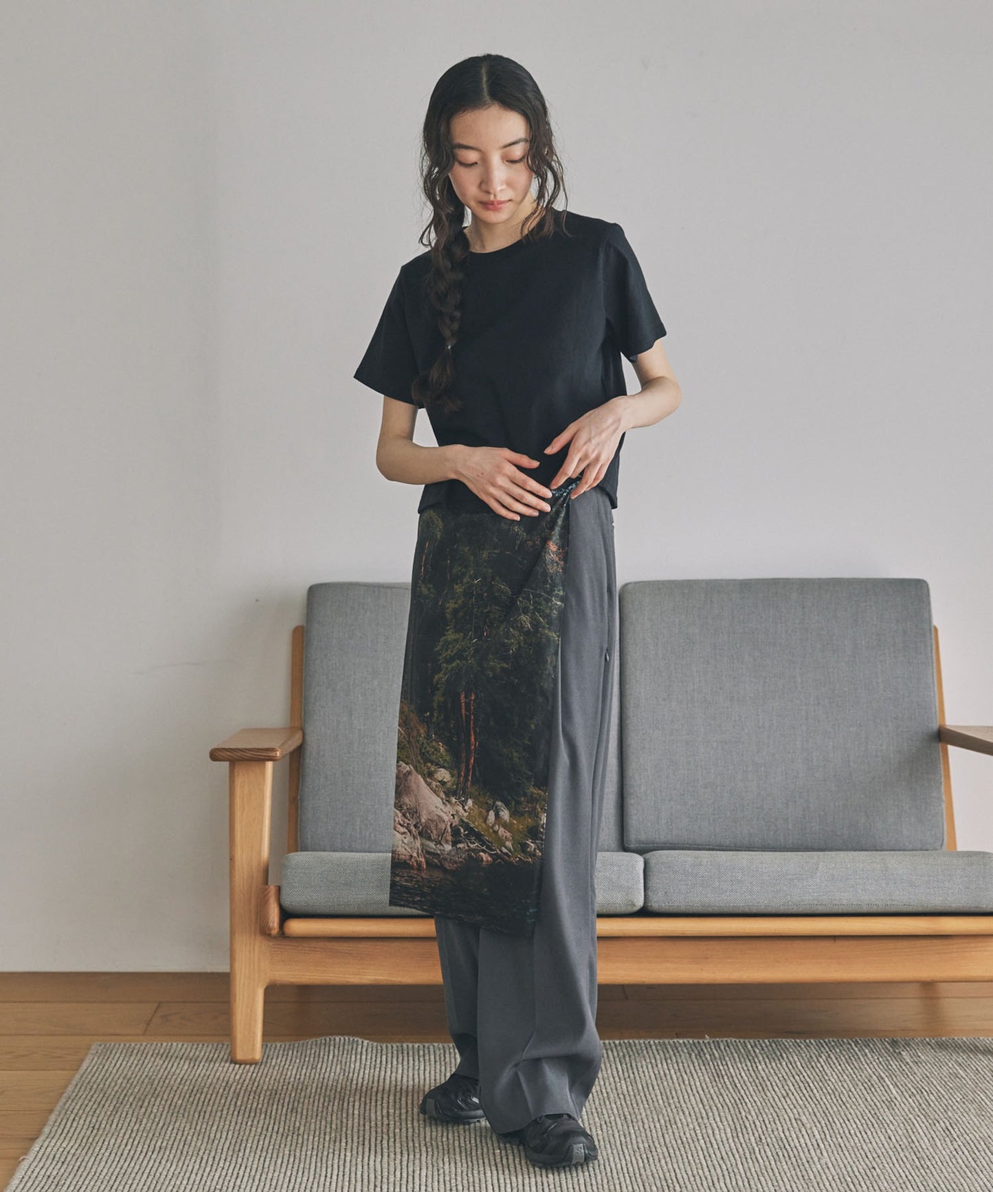[2件Set] Basic Cotton T-Shirts - Image 13