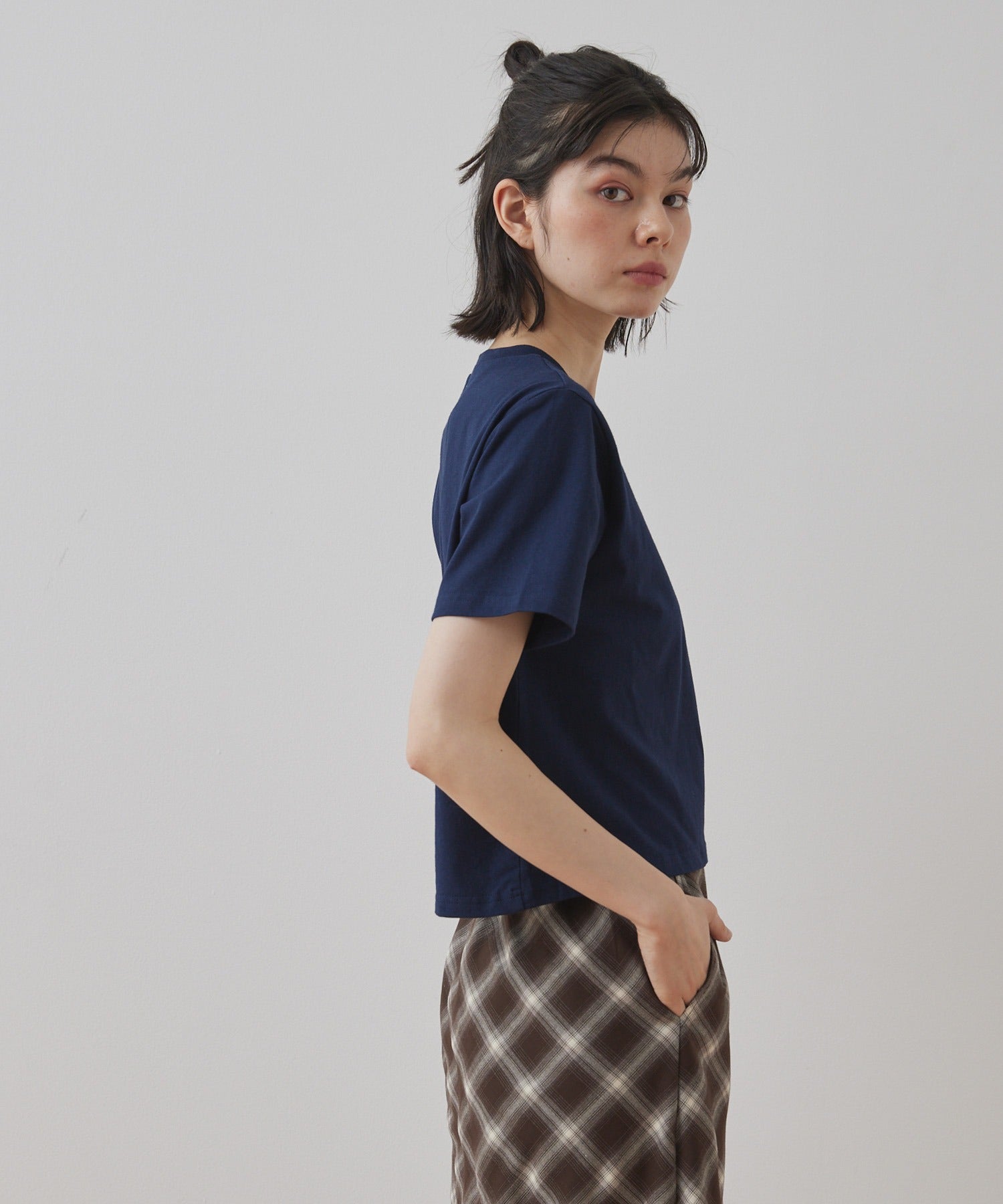 [2件Set] Basic Cotton T-Shirts - Image 50