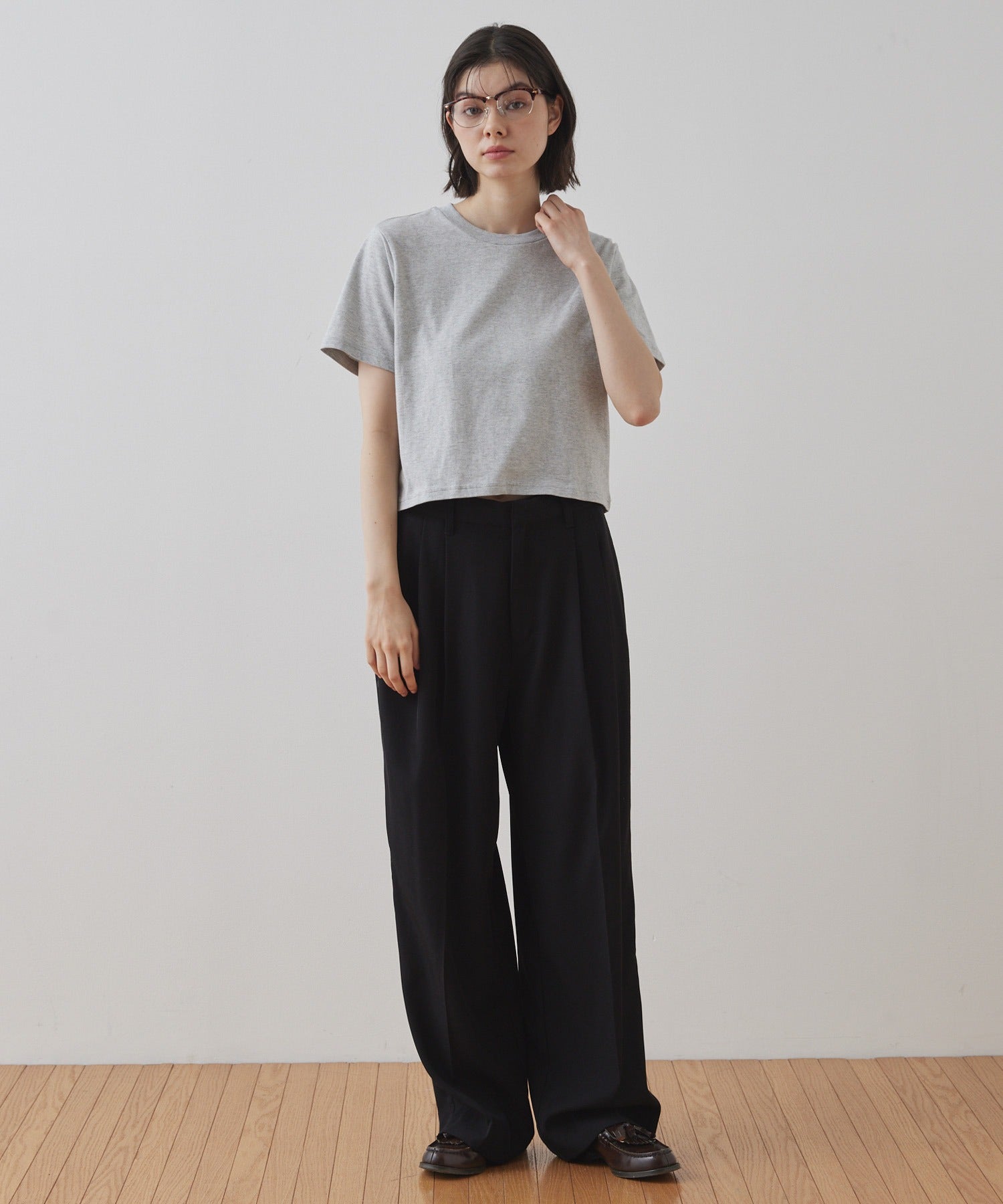 [2件Set] Basic Cotton T-Shirts - Image 46