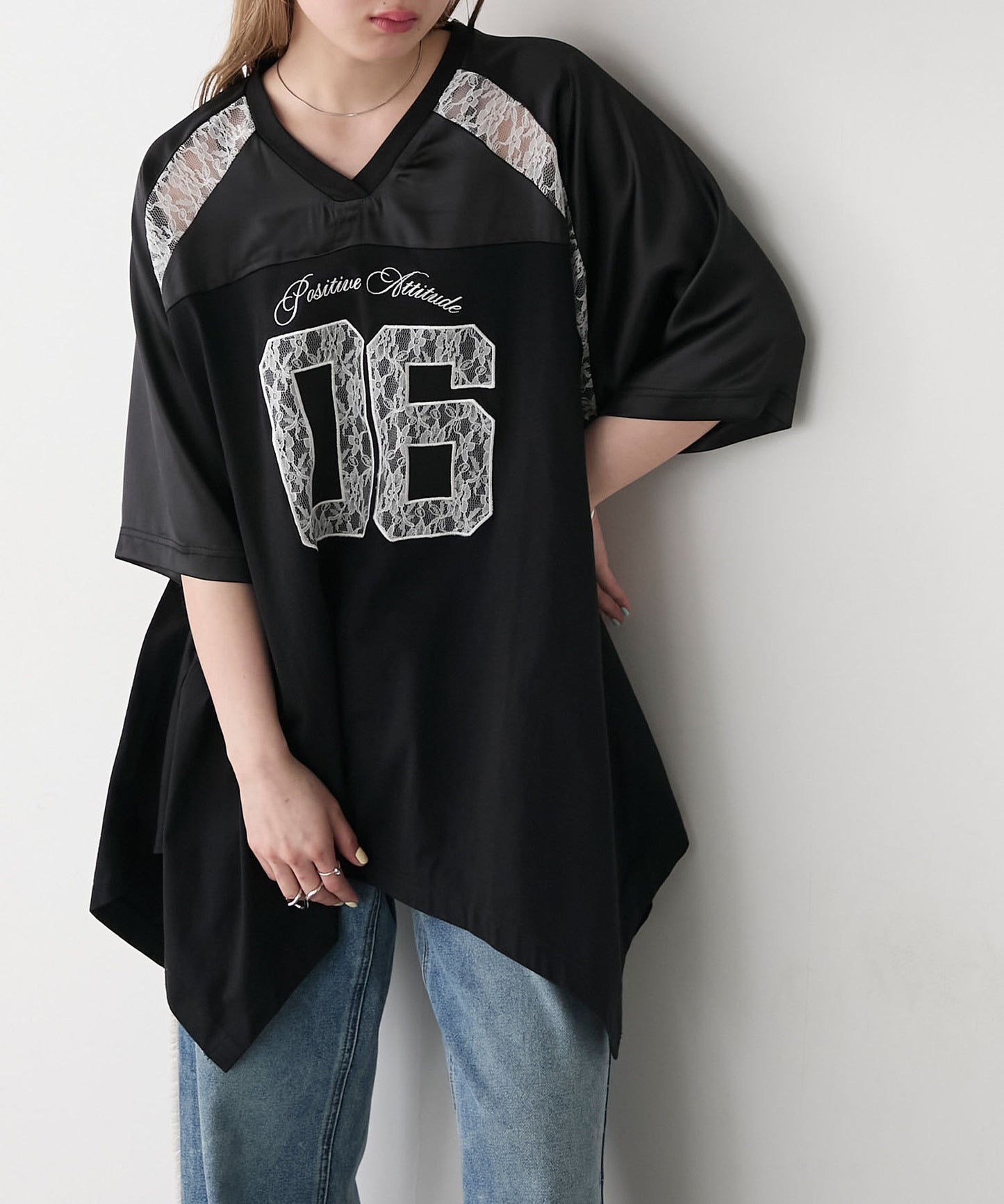 [現貨] Forksy. 緞面Lace football tee⚽️