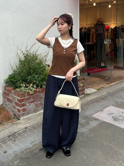 CIAOPANIC 星星鈕Henley Tank Top - Image 61