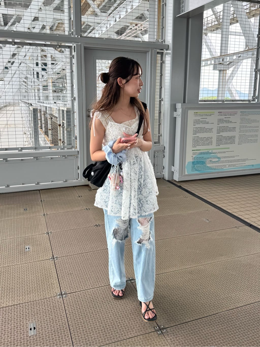 [大人氣] Kastane Lace Denim