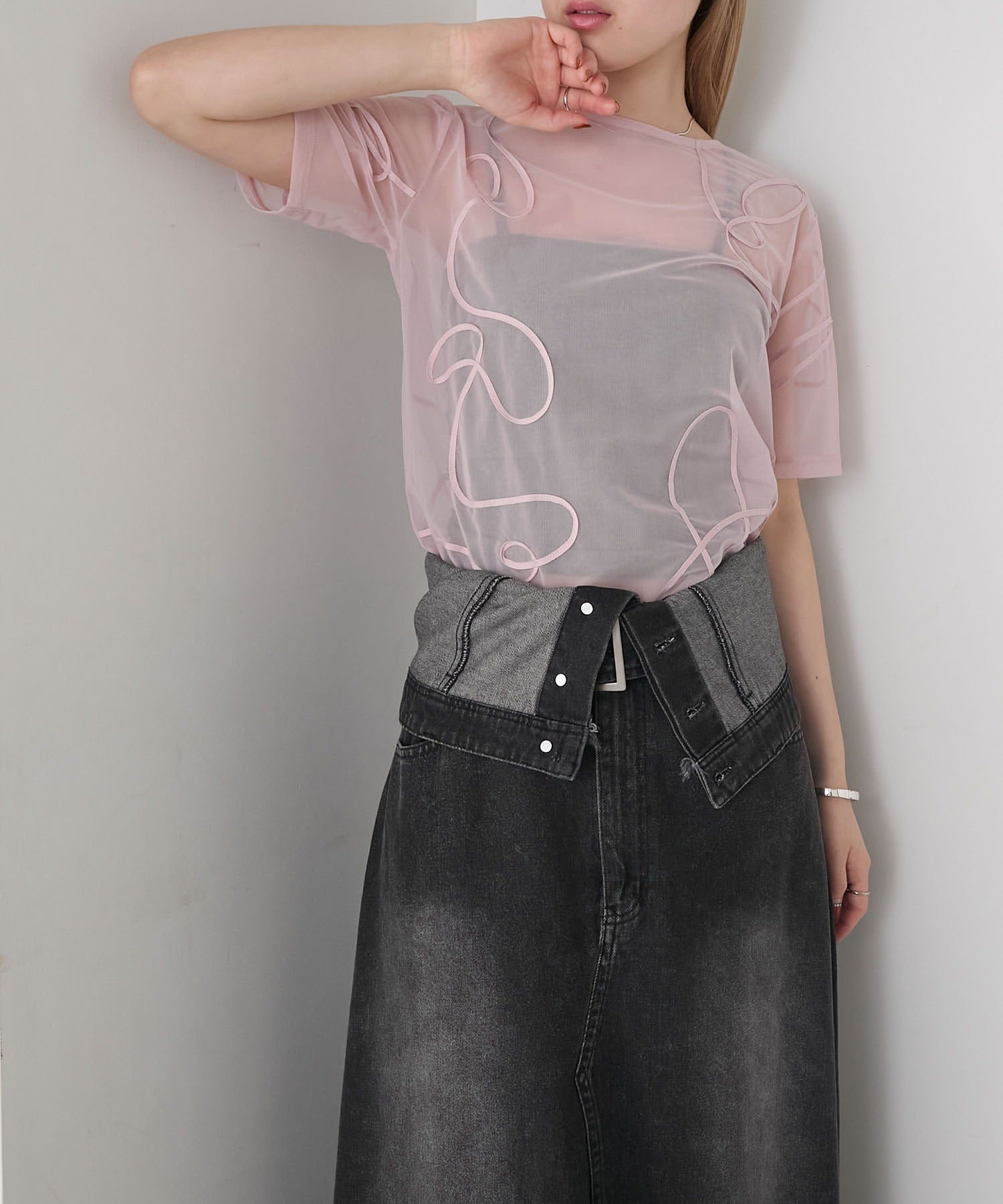 forksy. 薄紗短袖Tee - Image 56