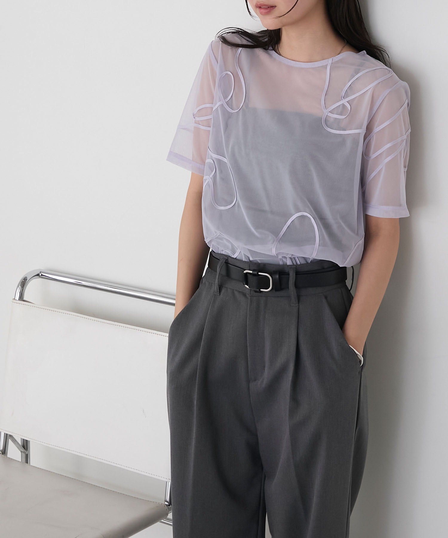 forksy. 薄紗短袖Tee - Image 42