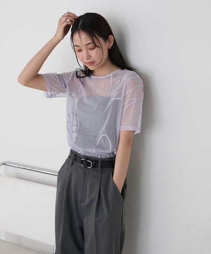 forksy. 薄紗短袖Tee - Image 43