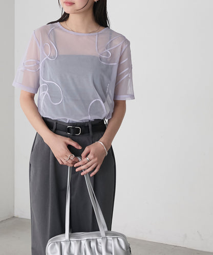 forksy. 薄紗短袖Tee - Image 46