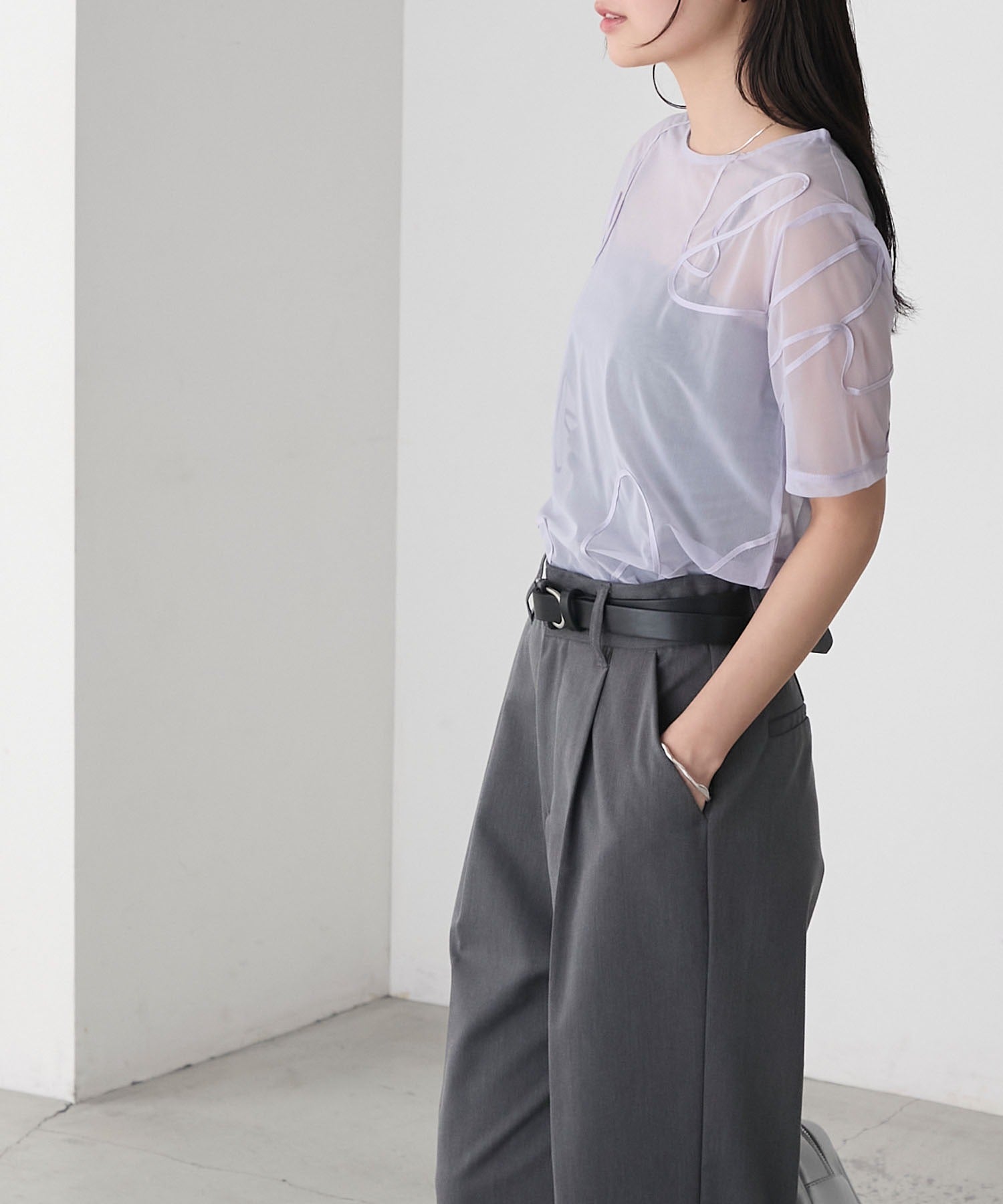 forksy. 薄紗短袖Tee - Image 47