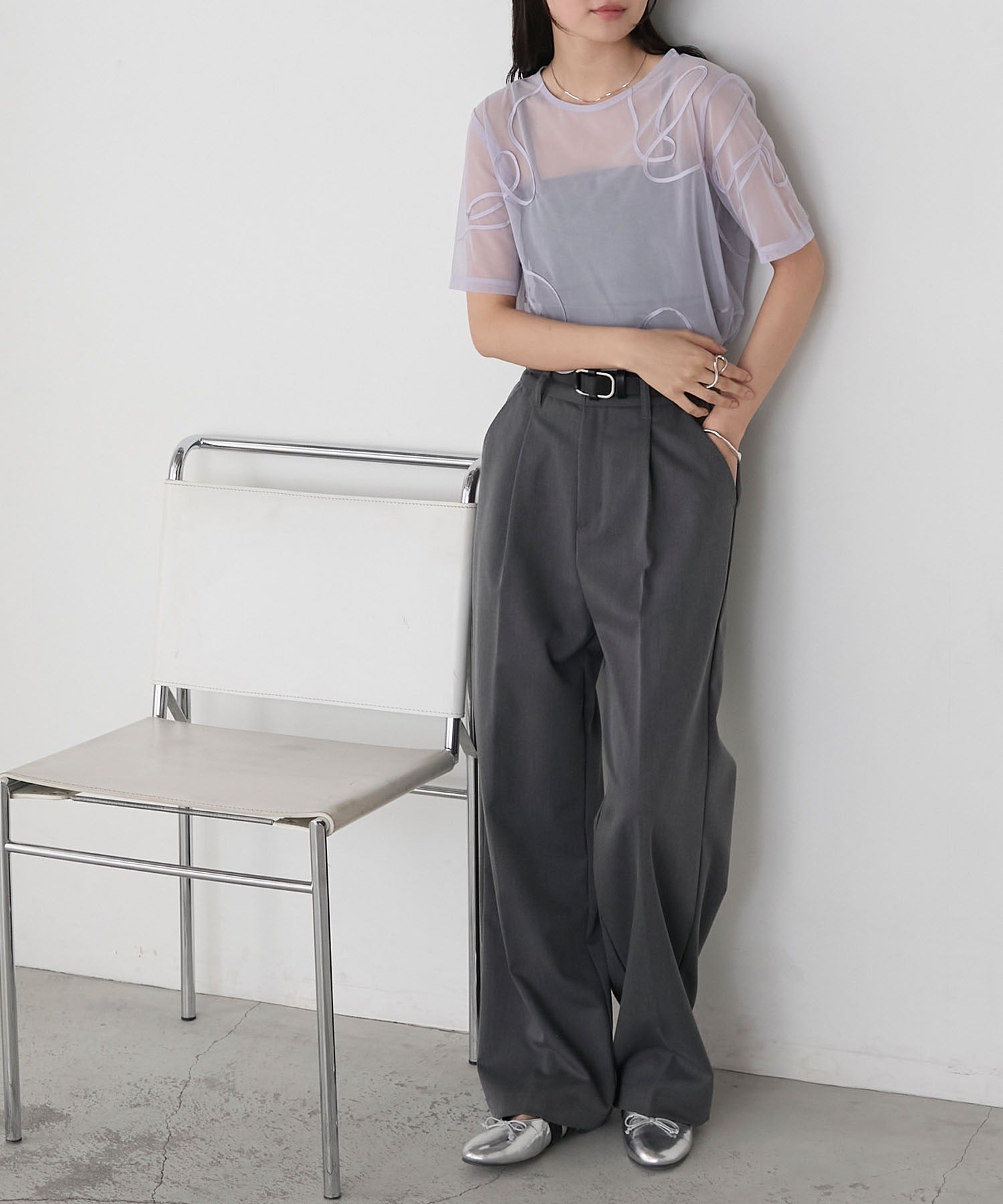 forksy. 薄紗短袖Tee - Image 52