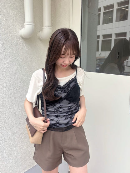 Kastane Vintage Layered Lace 吊帶背心 - Image 31