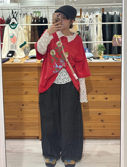 CIAOPANIC 2-Way Lace Polo 長袖 Top - Image 36