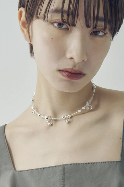 GOLDY Multi-beaded neck cuff