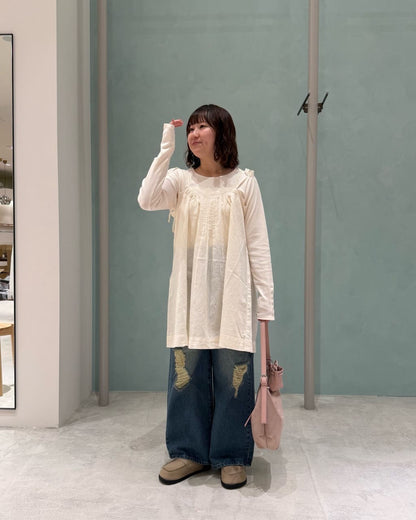 DISCOAT 印度棉 ribbon lace tunic - Image 38