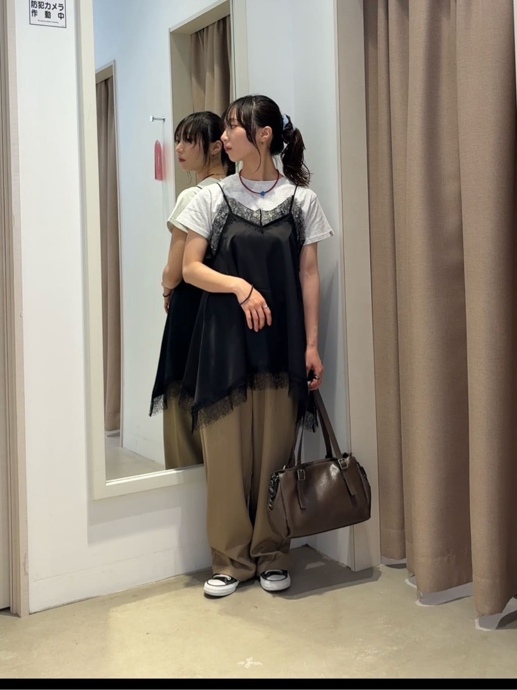 CPCM Drawstring Leather Boston Bag - Image 20