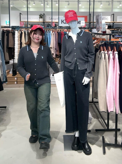 CPCM x U.S. POLO ASSN. Collared Knit Button Cardigan - Image 39