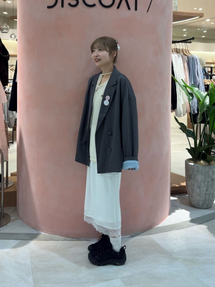 umm. By Discoat Lace下擺西裝外套 - Image 50