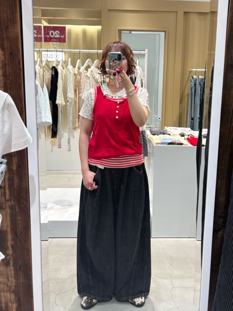 CIAOPANIC 心心紐Lace Polo - Image 37