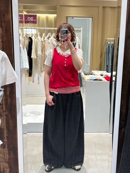 CIAOPANIC 心心紐Lace Polo - Image 37