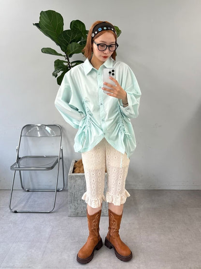 CIAOPANIC Shirred Big Shirt - Image 37