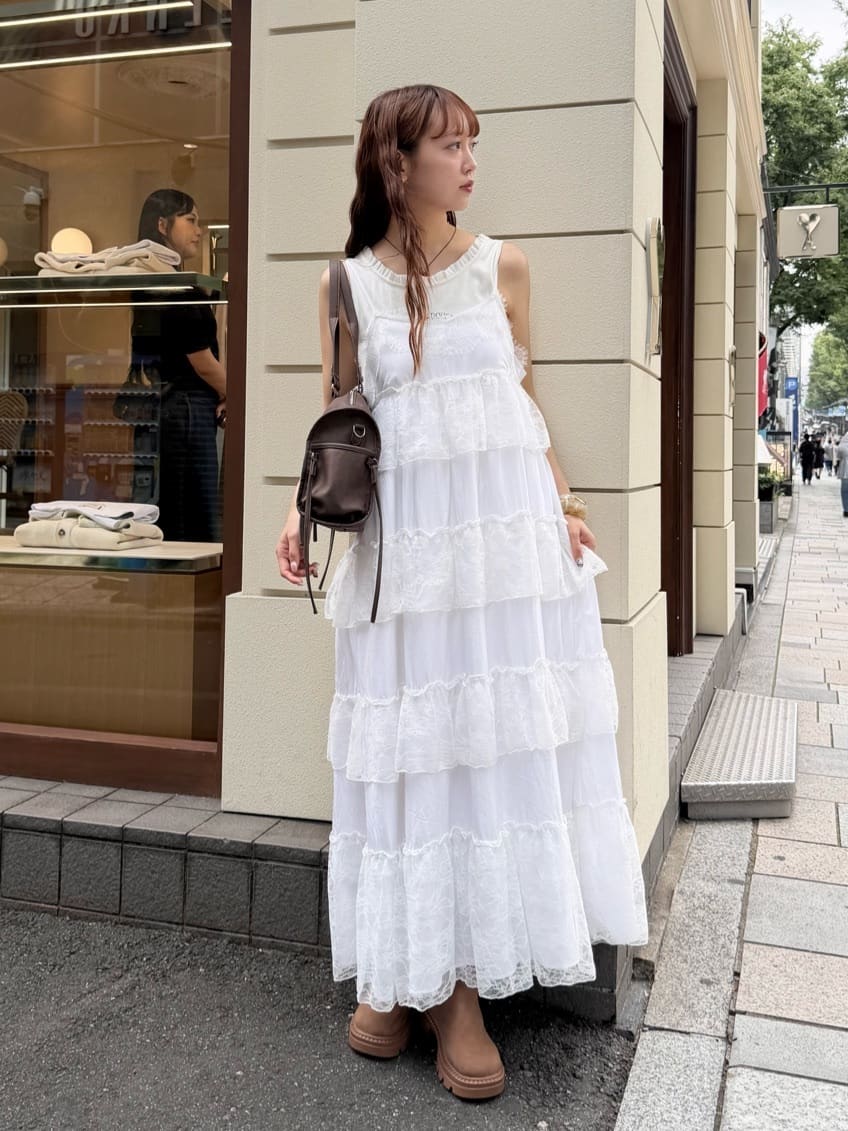 w closet lace 層疊吊帶ops - Image 30