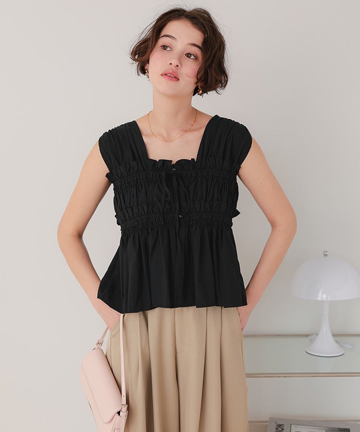 titivate 褶褶絲帶sleeveless - Image 11