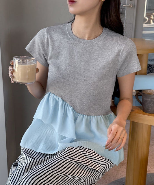 titivate knit peplum tops - Image 1