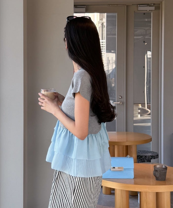 titivate knit peplum tops - Image 6