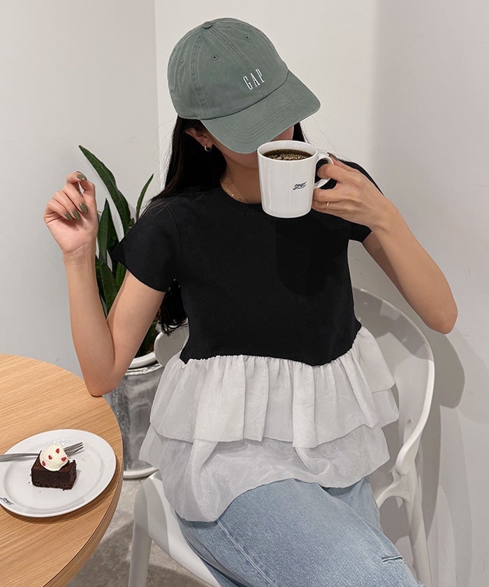 titivate knit peplum tops - Image 10