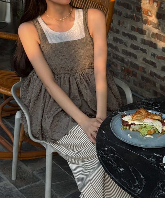 titivate volume peplum top - Image 2