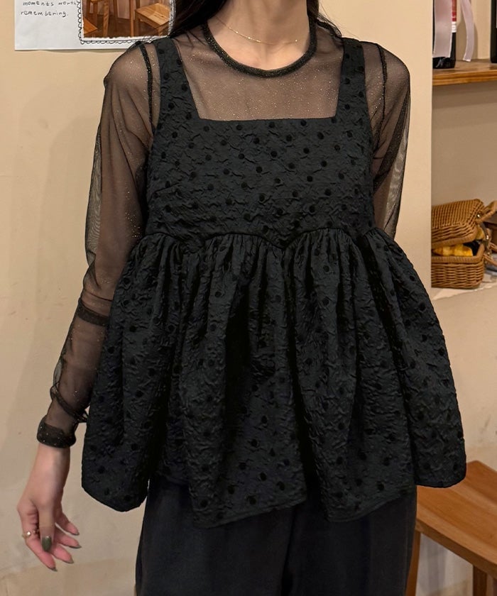 titivate volume peplum top - Image 12